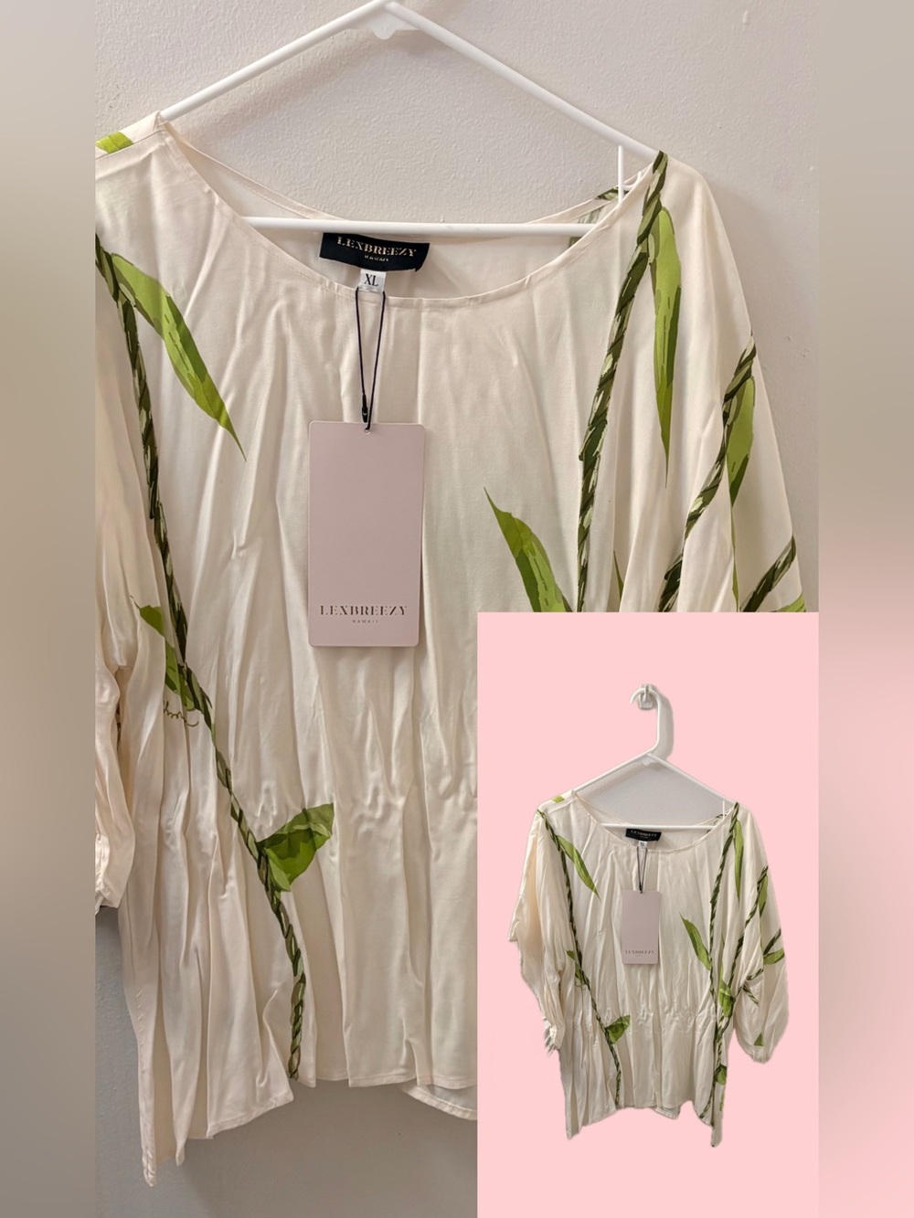 LexBreezy Hawaii Lola Blouse | Size XL